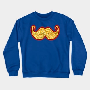 Colorful Mustache Crewneck Sweatshirt